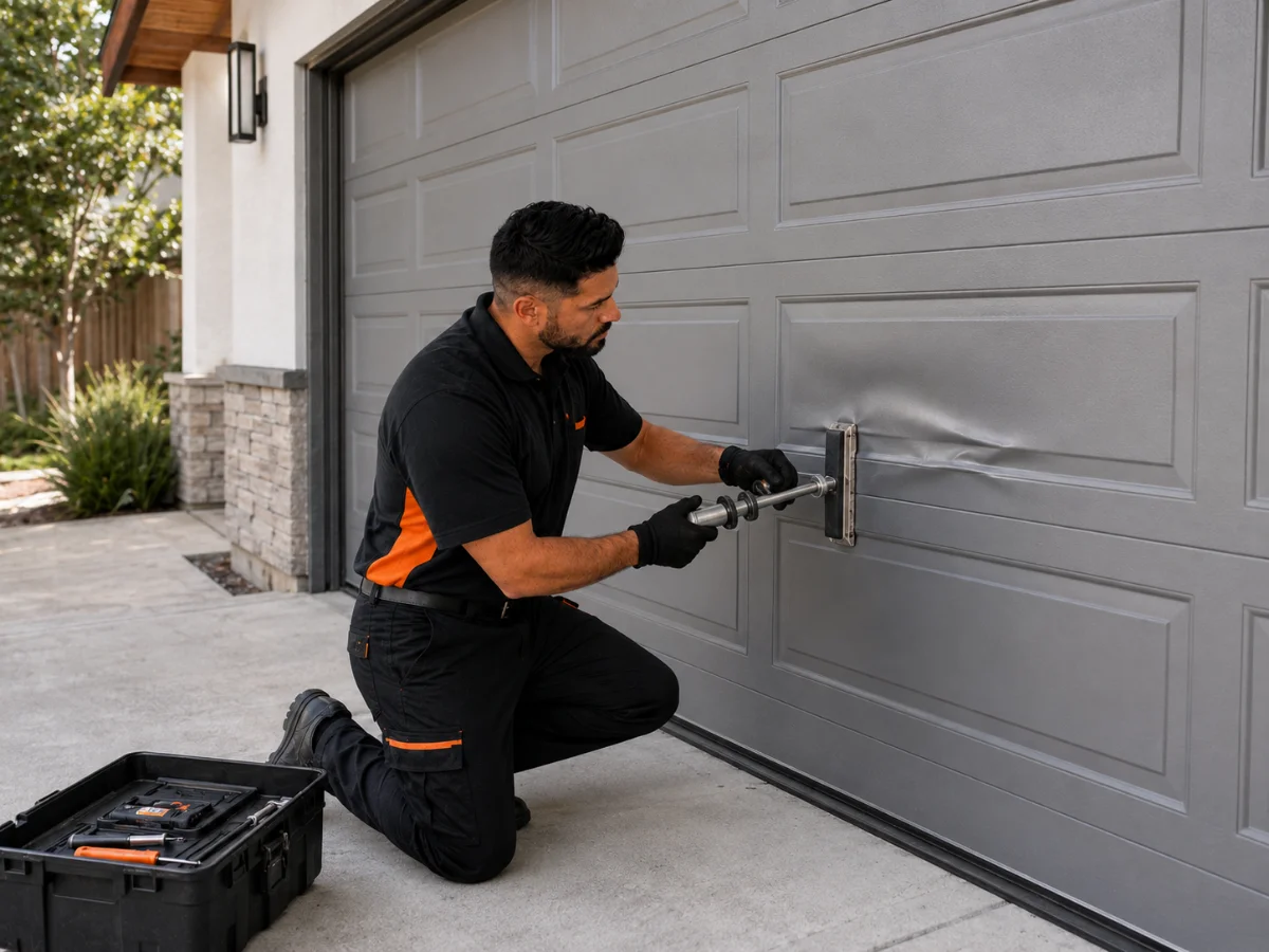 Garage Door Panel Repair