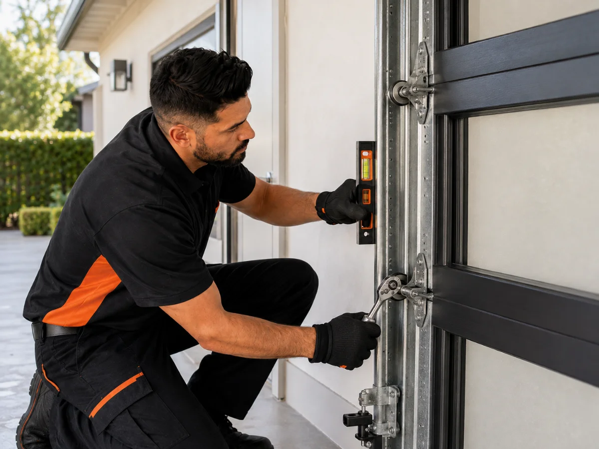 Garage Door Track Repair
